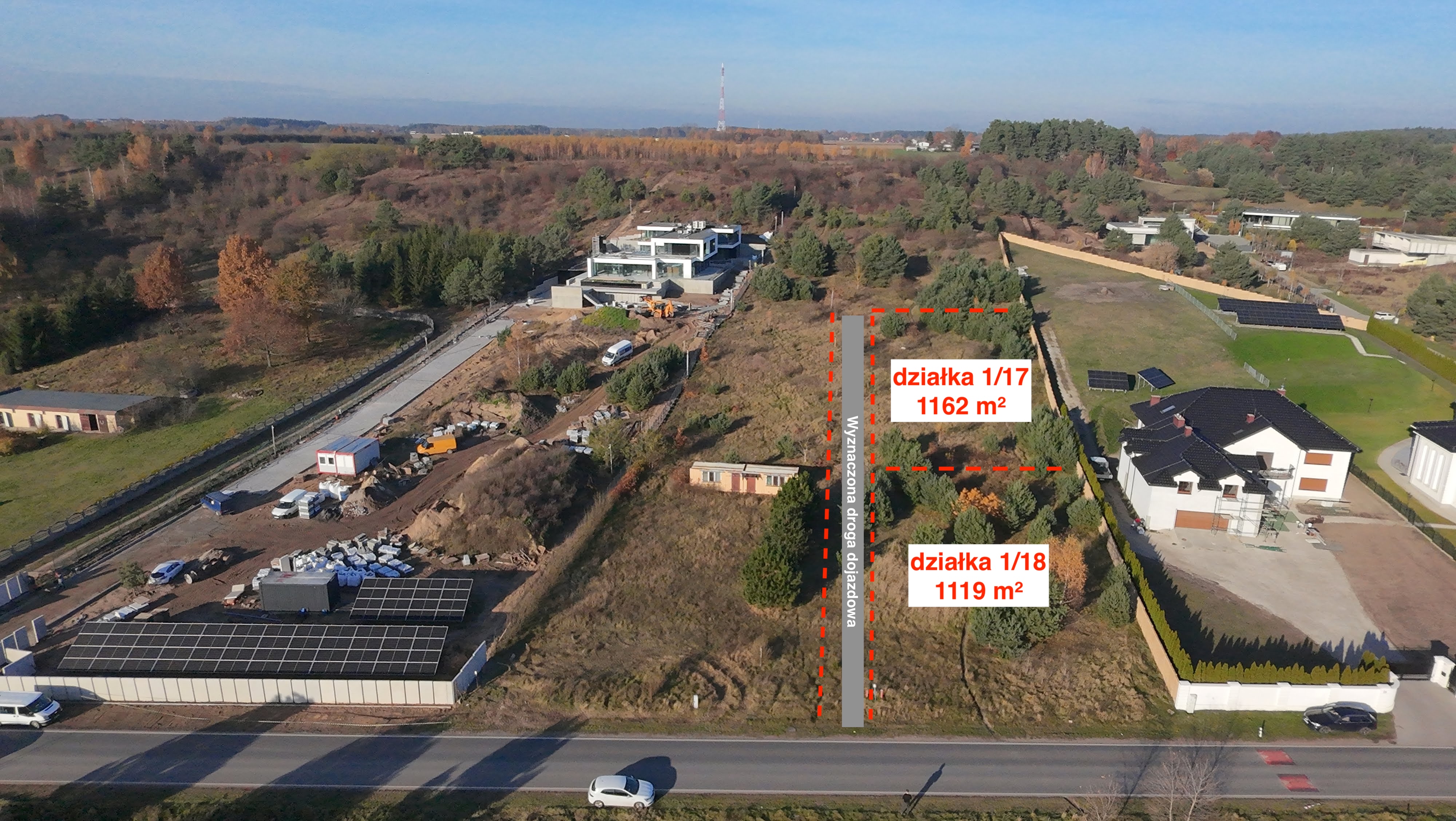 Działki w Zamczysku - widok główny